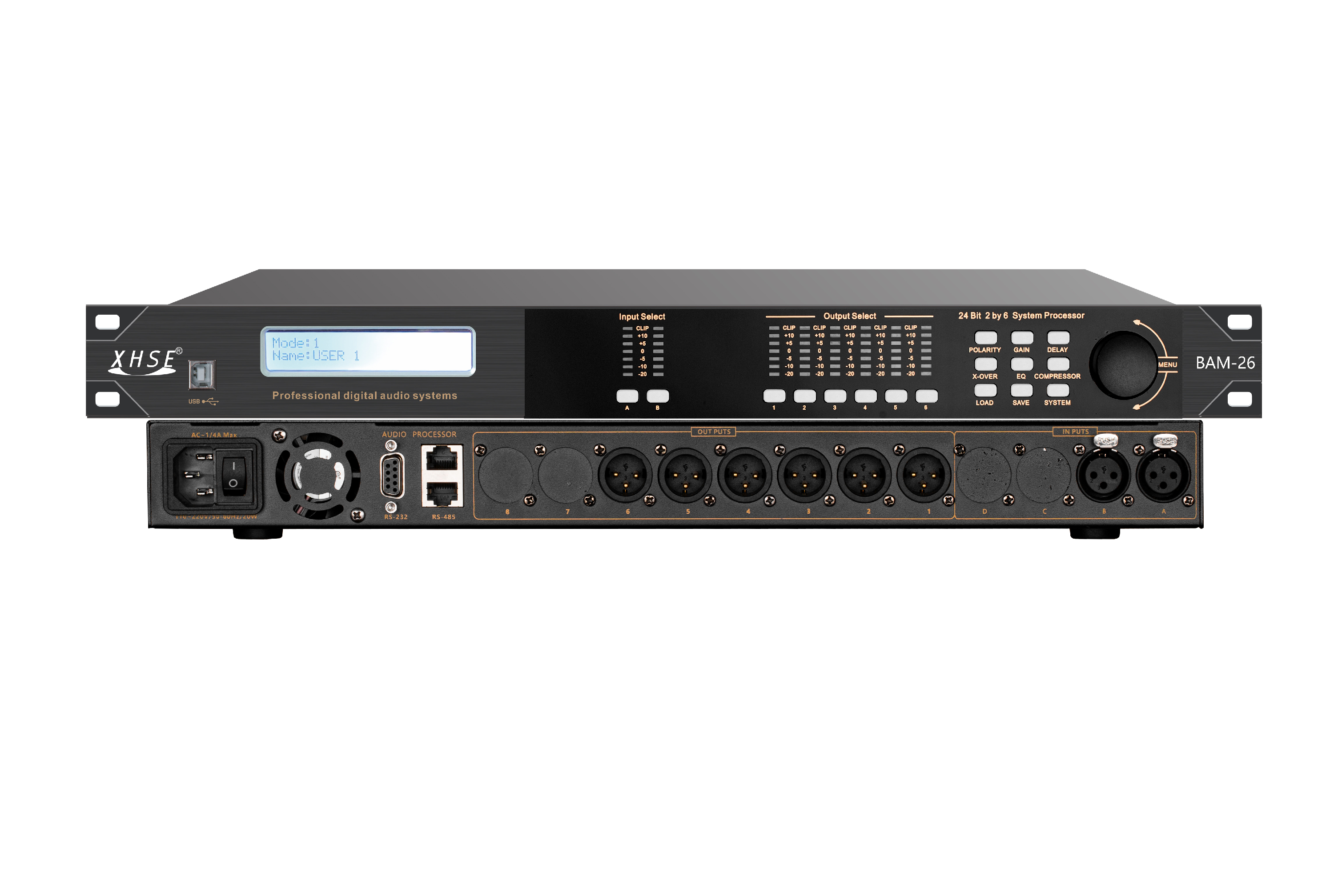 【BAM-26】數(shù)字音頻處理器