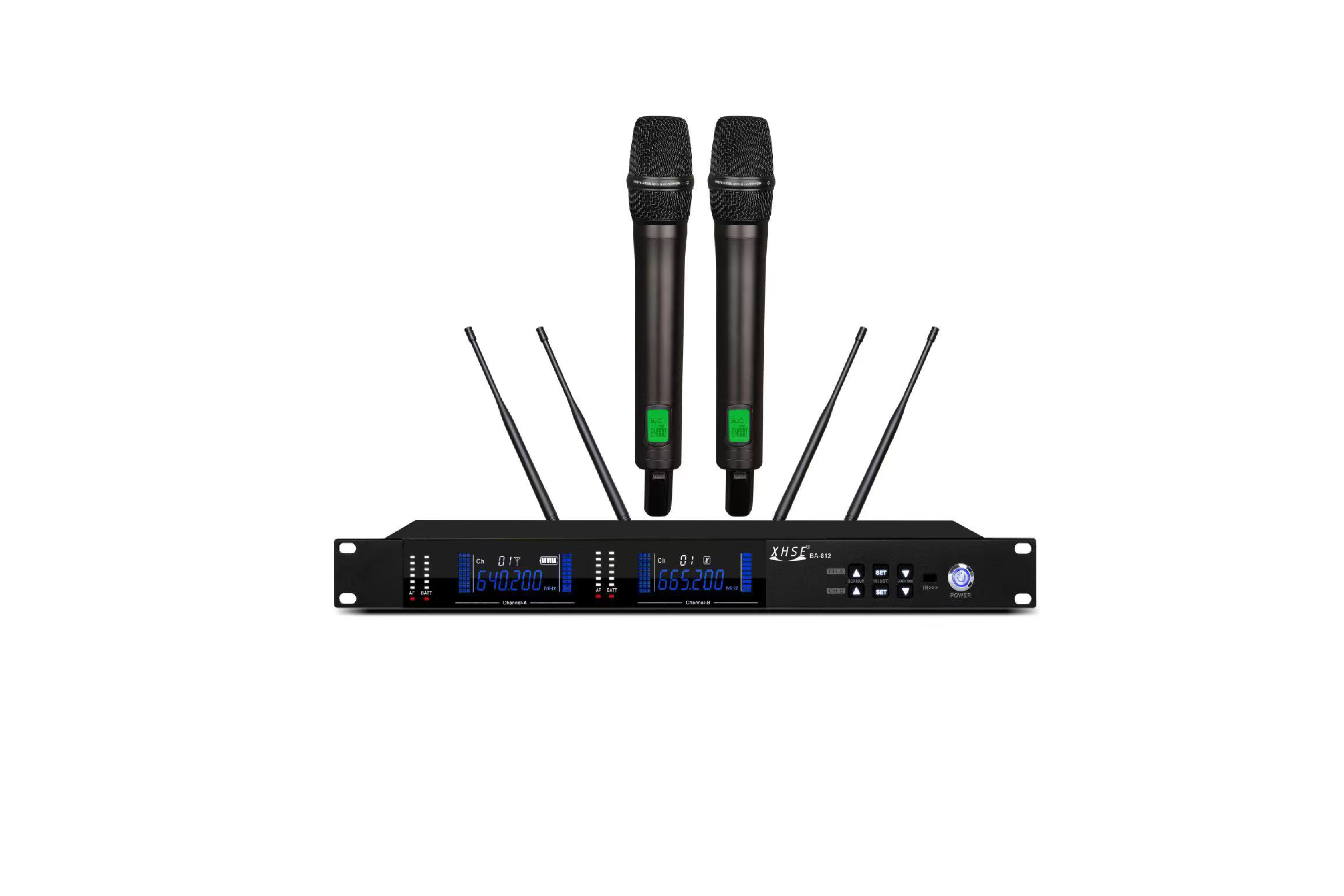 【BA-812】一拖二無線手持話筒
